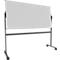 Stativ-Drehtafel Legamaster UNITE, magnetisch, drehbar um 360°, B 2200 x T 12,6 x H 1200 mm, lackierter Stahl, weiß